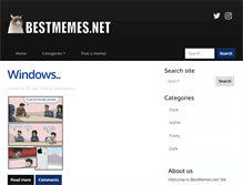 Tablet Screenshot of bestmemes.net